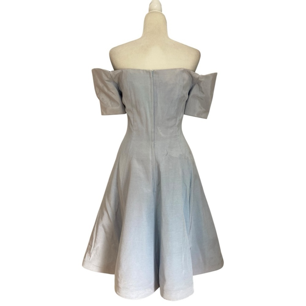 Pilar Rossi for Saks Fifth Avenue Vintage Off-Shoulder Fit & Flare Dress - Picture 5 of 9